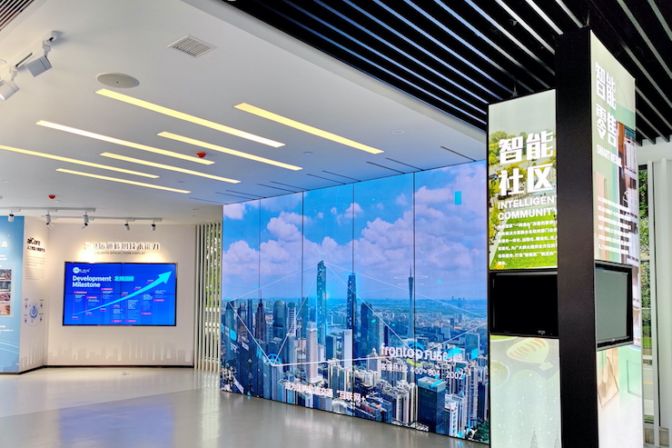 案例|兼顾多任务场景使用的强大导览系统——广州无线电集团展示中心内的BJL平台CIS商用安装解决方案